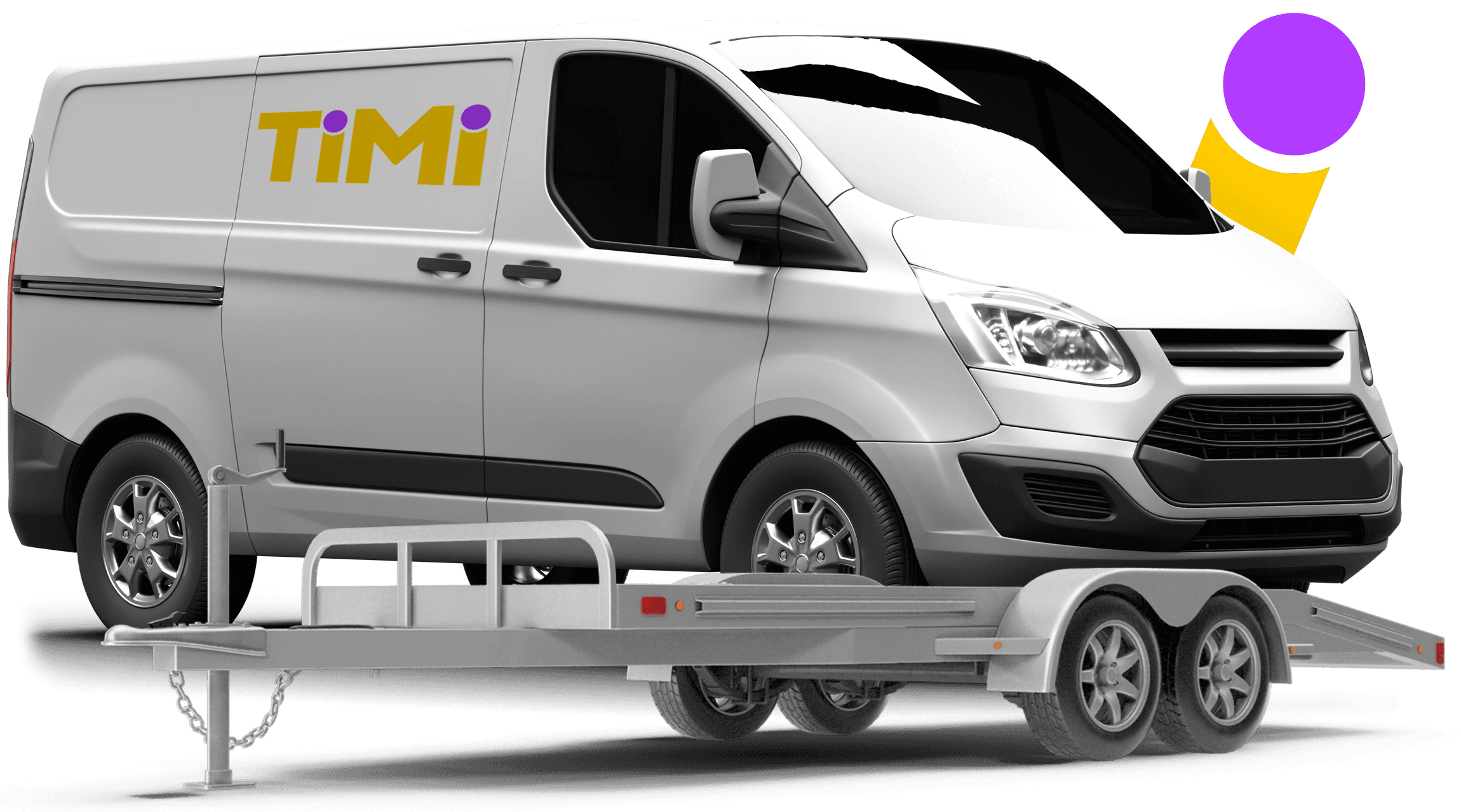 Busy i laweta – grafika poglądowa